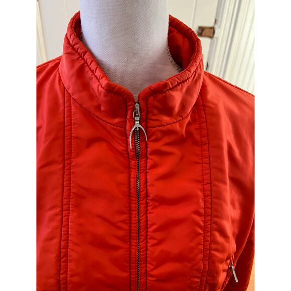 Vintage 70s HEAD Mid Length Ski Jacket Orange - Picture 3 of 9